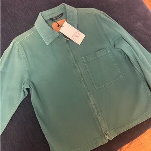 Zara Men's Teal Shirt Jacket